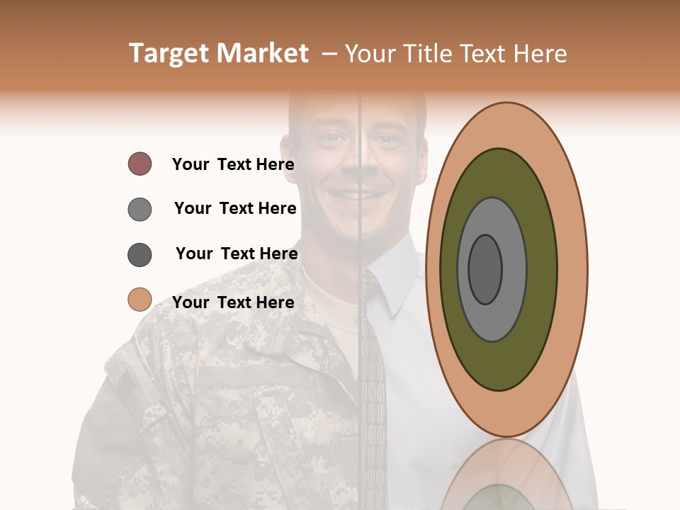Veteran Employee Shirt PowerPoint Template