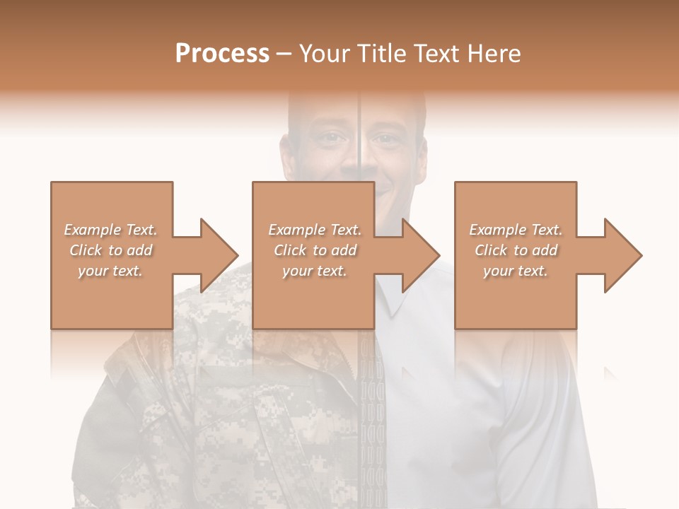 Veteran Employee Shirt PowerPoint Template