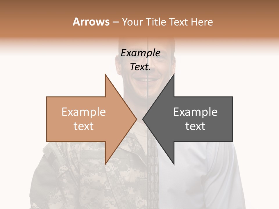 Veteran Employee Shirt PowerPoint Template