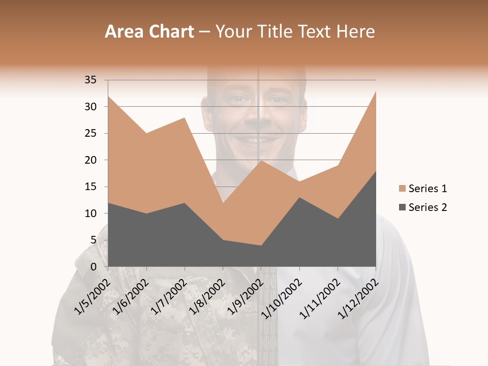 Veteran Employee Shirt PowerPoint Template