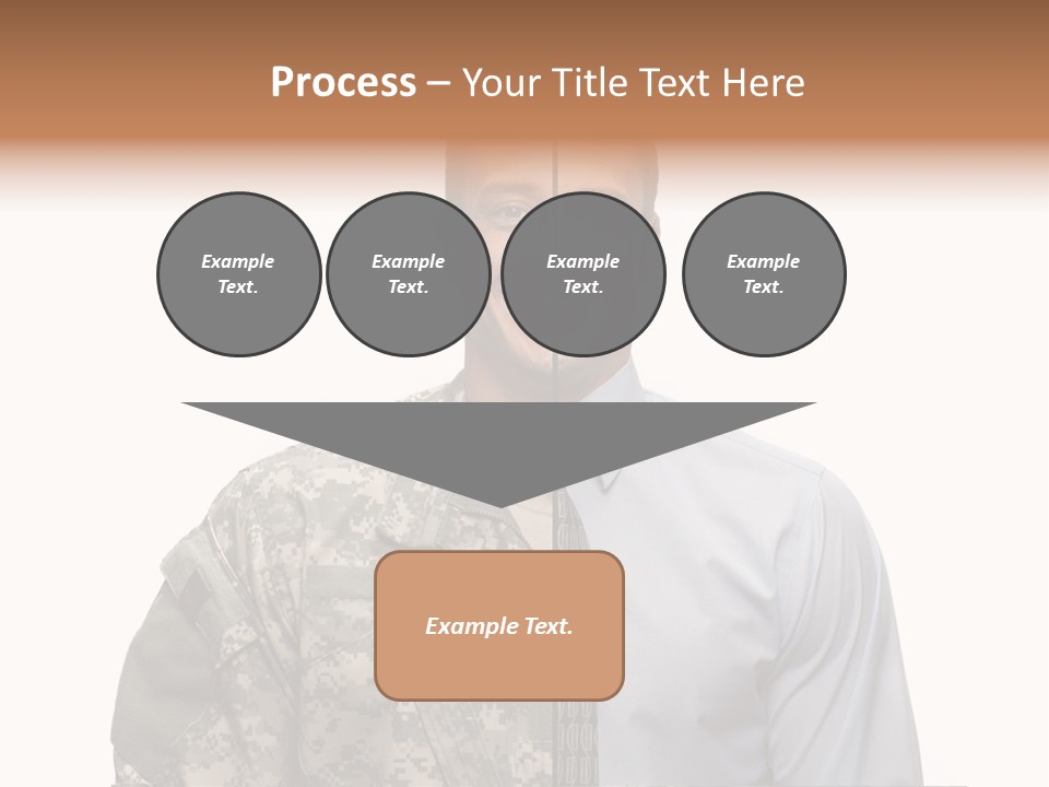 Veteran Employee Shirt PowerPoint Template