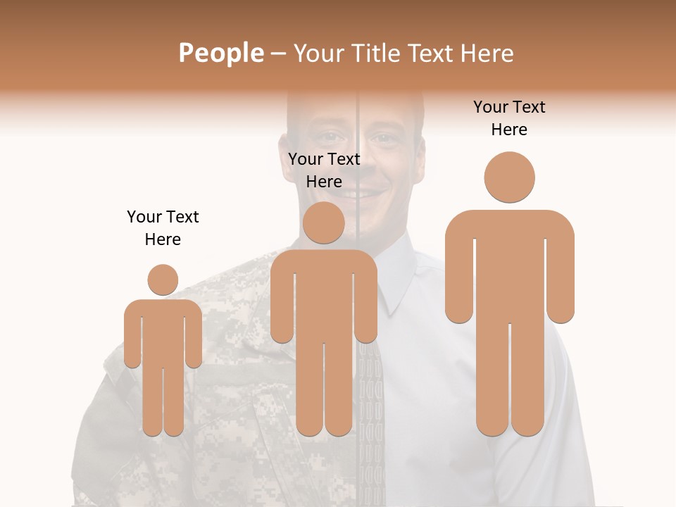 Veteran Employee Shirt PowerPoint Template