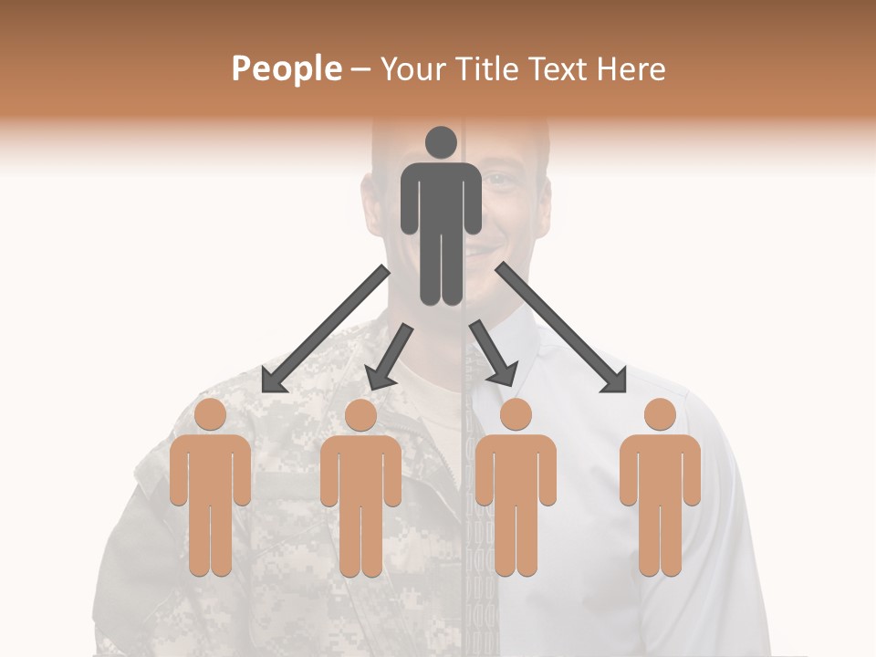 Veteran Employee Shirt PowerPoint Template