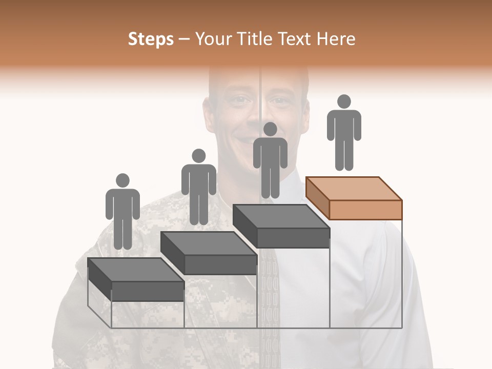 Veteran Employee Shirt PowerPoint Template