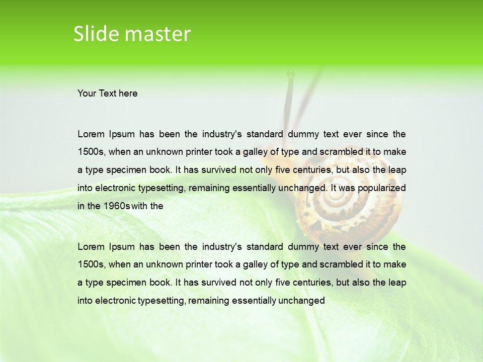 Plant Wet Alone PowerPoint Template