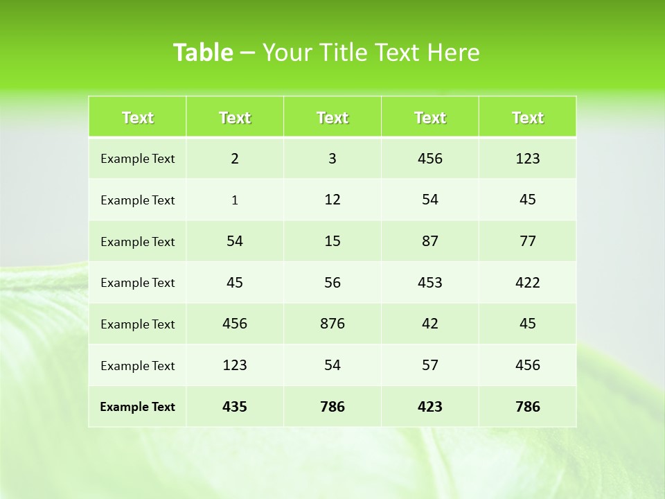 Plant Wet Alone PowerPoint Template