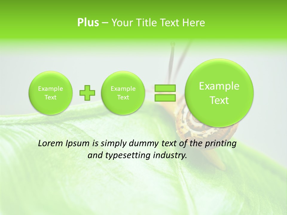Plant Wet Alone PowerPoint Template