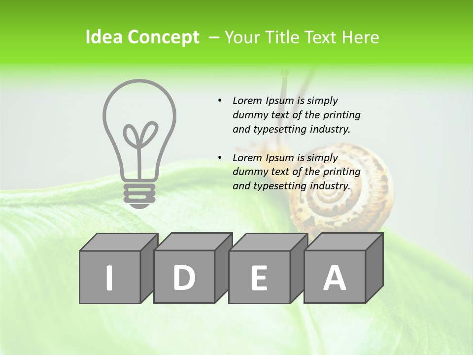 Plant Wet Alone PowerPoint Template