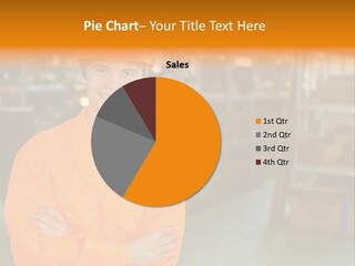 Shelves Manufacturing Warehouse PowerPoint Template