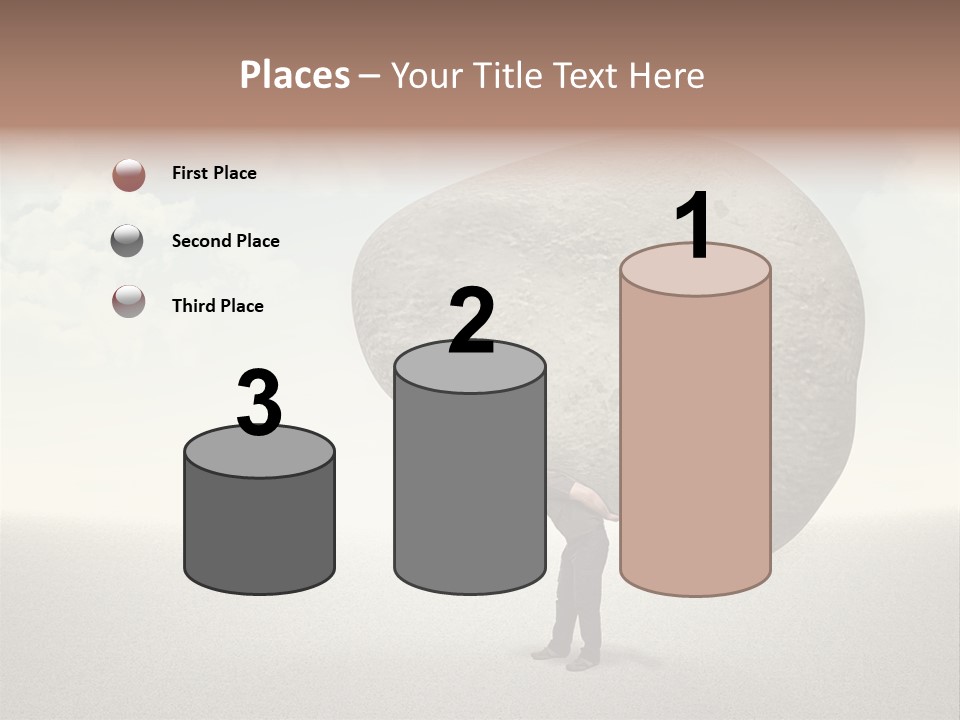 Man Caucasian Casual PowerPoint Template