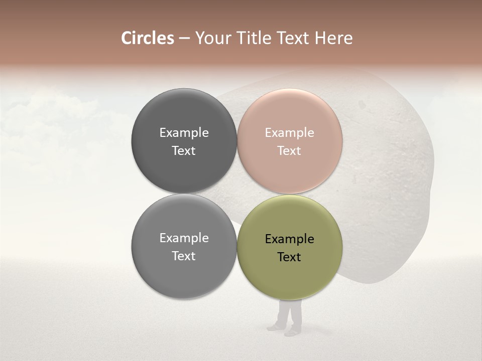 Man Caucasian Casual PowerPoint Template