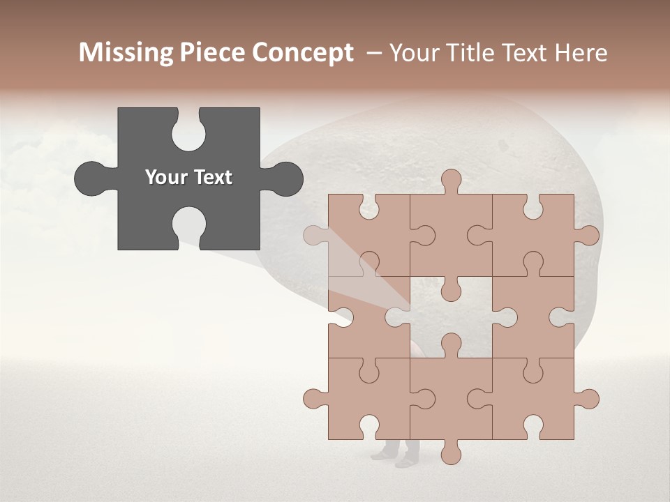 Man Caucasian Casual PowerPoint Template