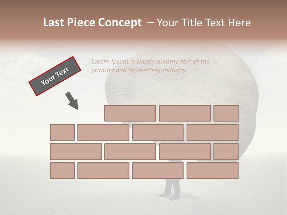 Man Caucasian Casual PowerPoint Template