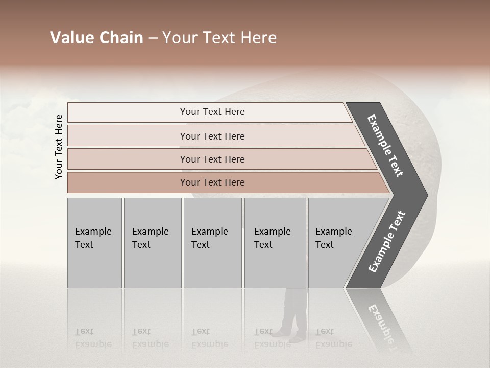 Man Caucasian Casual PowerPoint Template
