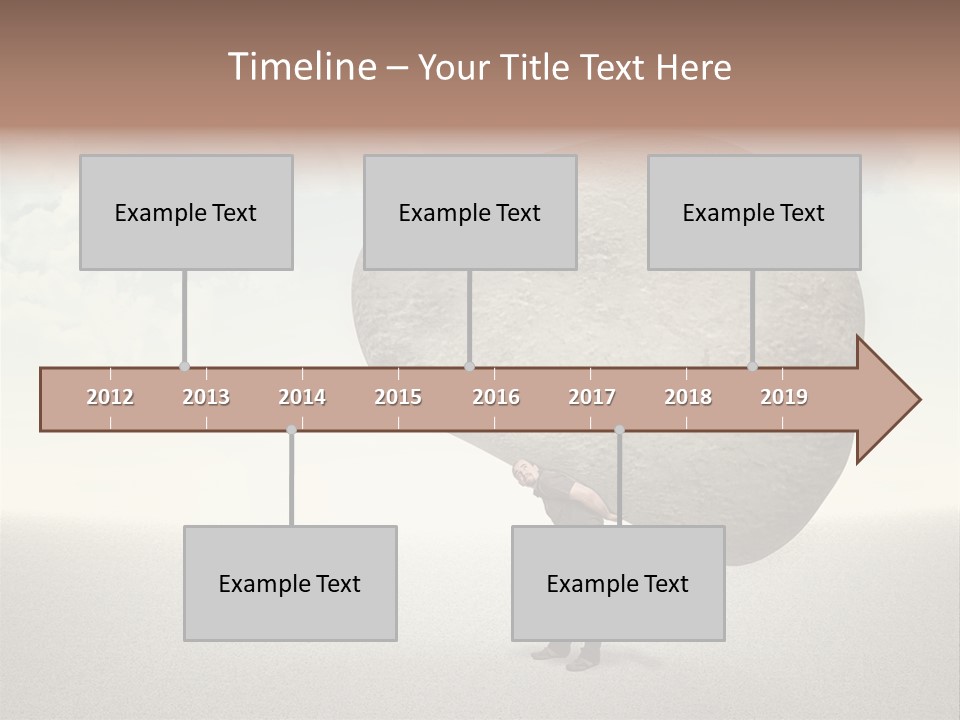 Man Caucasian Casual PowerPoint Template