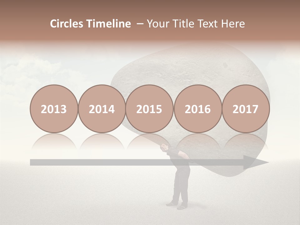 Man Caucasian Casual PowerPoint Template