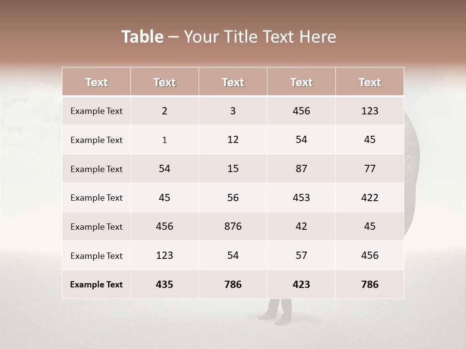 Man Caucasian Casual PowerPoint Template
