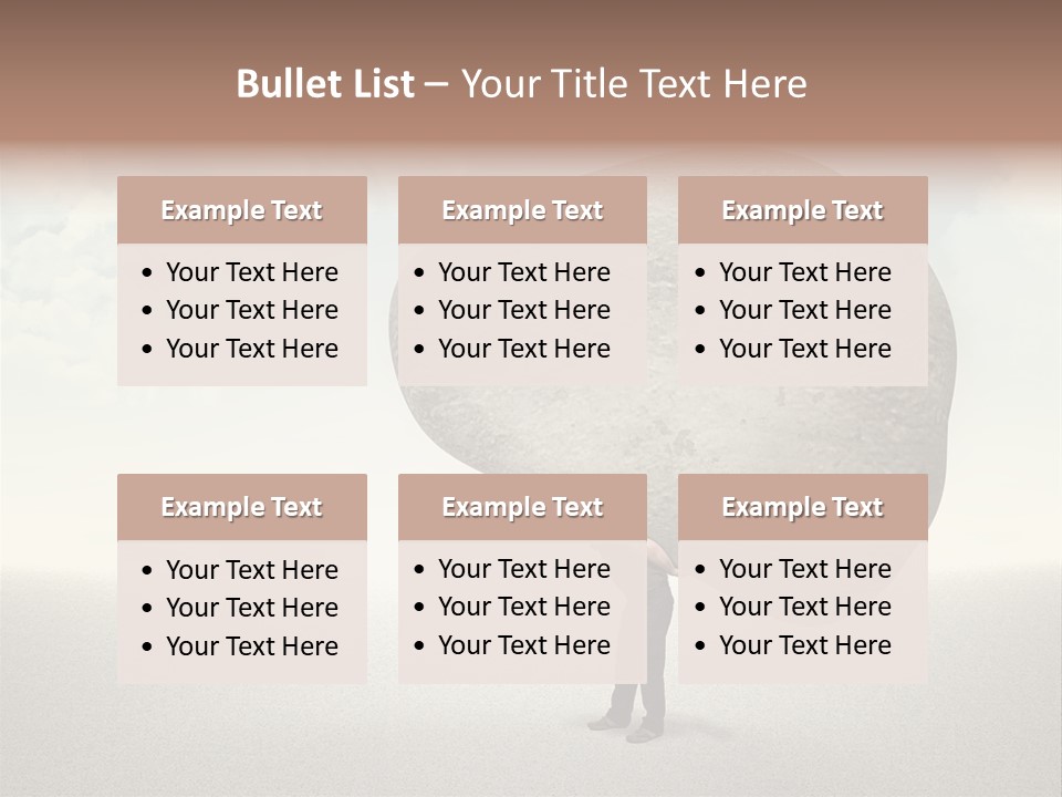 Man Caucasian Casual PowerPoint Template