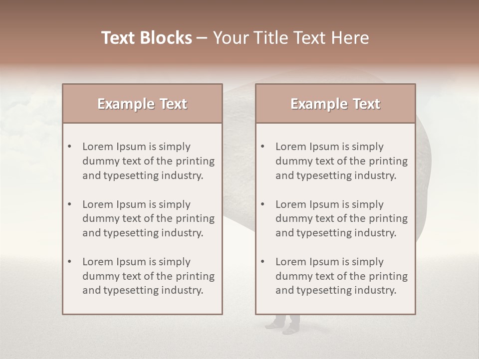 Man Caucasian Casual PowerPoint Template
