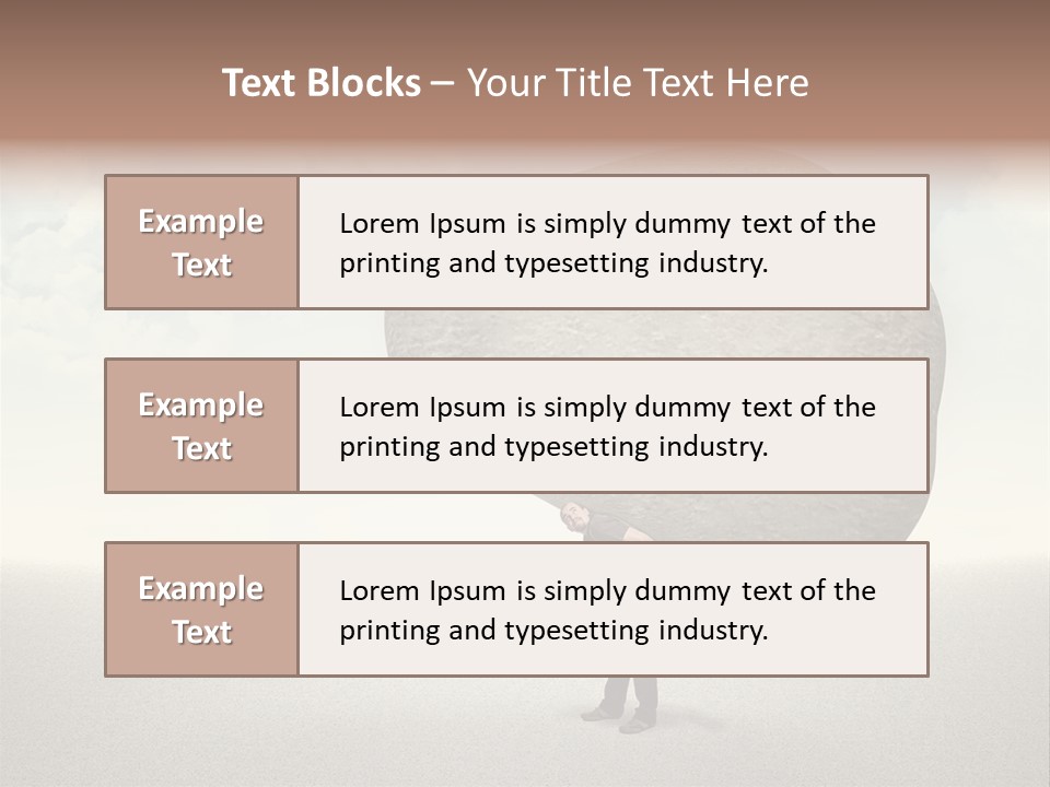 Man Caucasian Casual PowerPoint Template