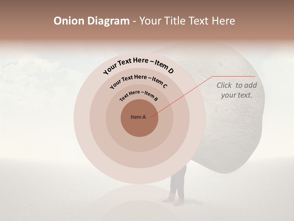 Man Caucasian Casual PowerPoint Template