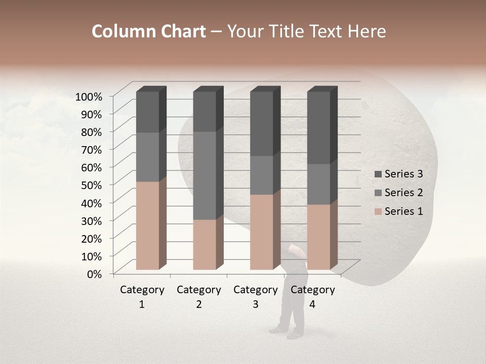 Man Caucasian Casual PowerPoint Template