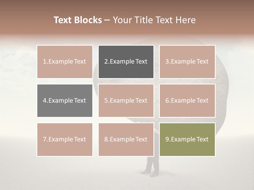 Man Caucasian Casual PowerPoint Template