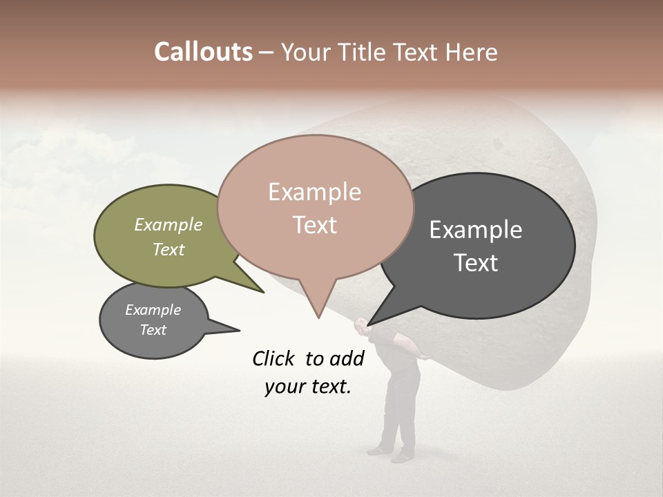 Man Caucasian Casual PowerPoint Template