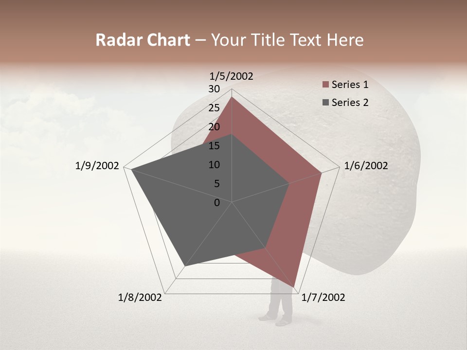 Man Caucasian Casual PowerPoint Template