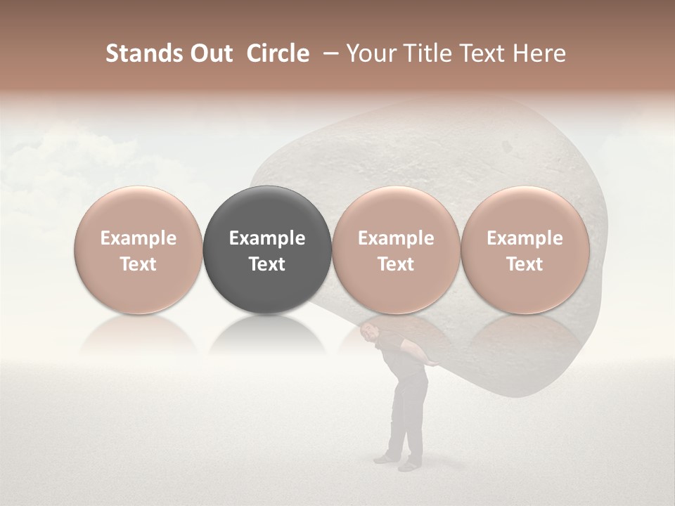 Man Caucasian Casual PowerPoint Template