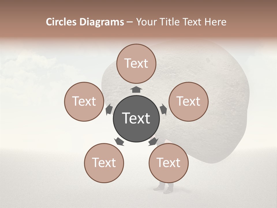 Man Caucasian Casual PowerPoint Template