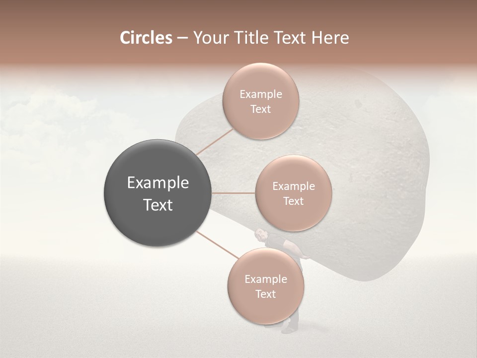 Man Caucasian Casual PowerPoint Template