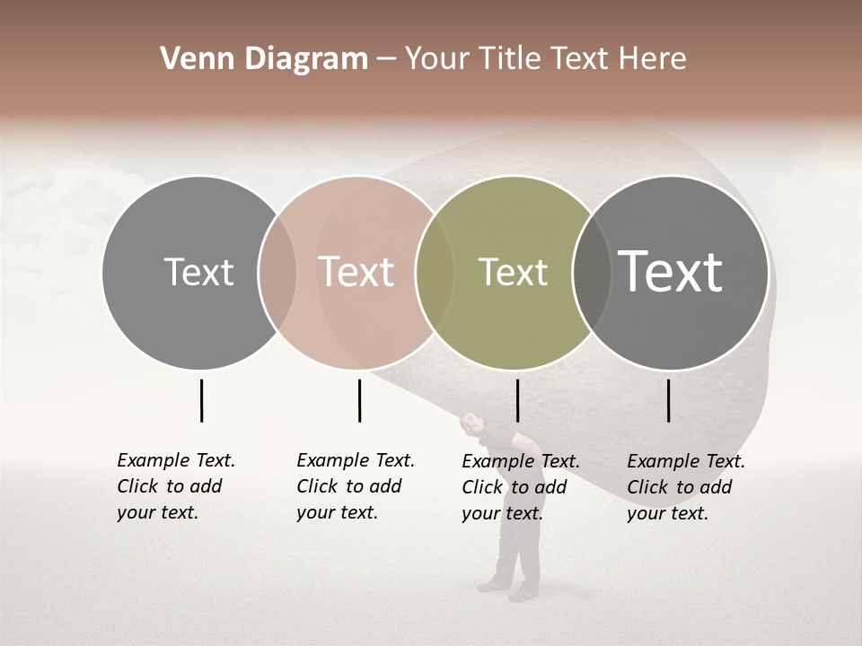 Man Caucasian Casual PowerPoint Template