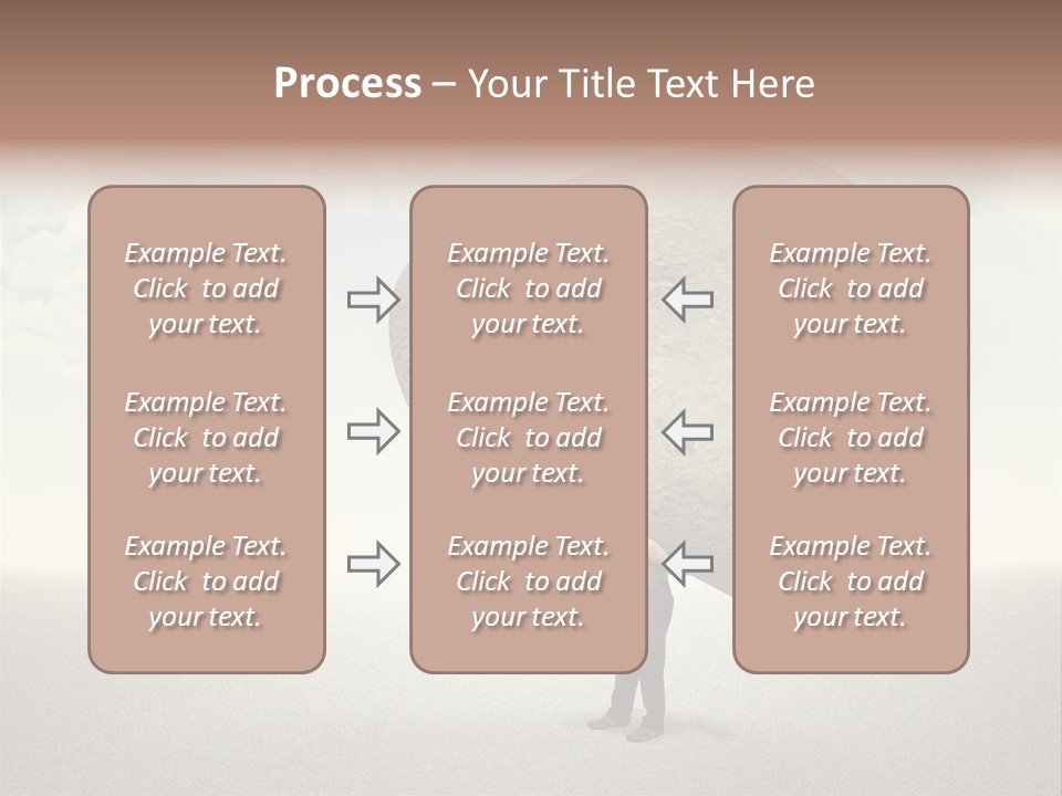 Man Caucasian Casual PowerPoint Template