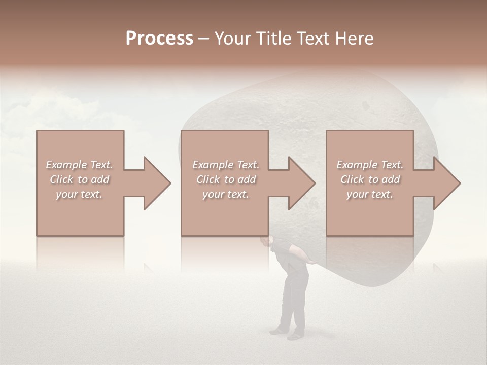 Man Caucasian Casual PowerPoint Template