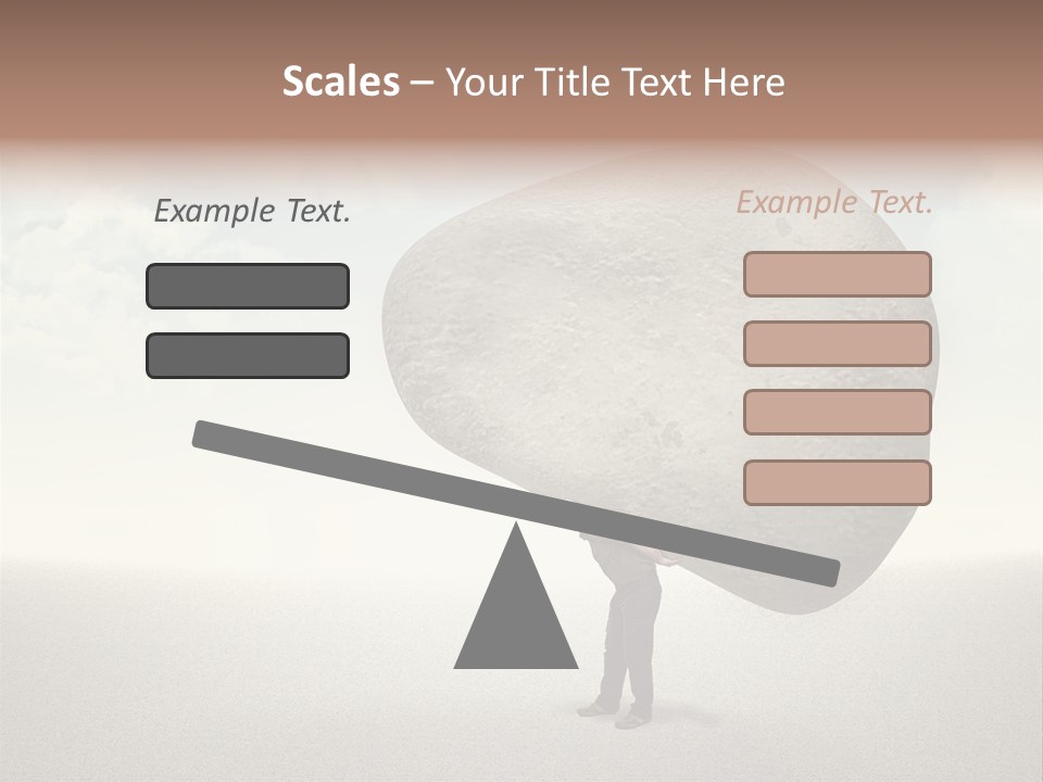 Man Caucasian Casual PowerPoint Template