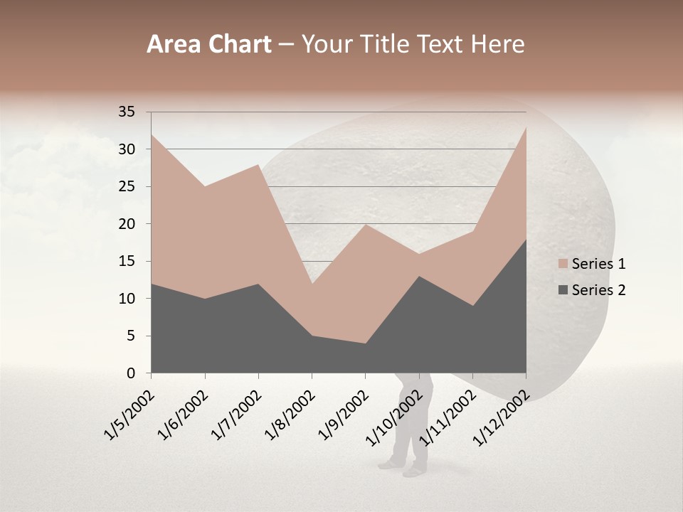 Man Caucasian Casual PowerPoint Template