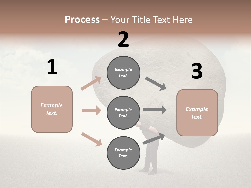 Man Caucasian Casual PowerPoint Template