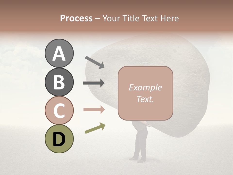 Man Caucasian Casual PowerPoint Template
