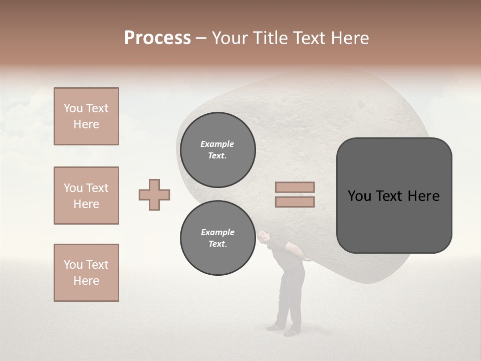 Man Caucasian Casual PowerPoint Template