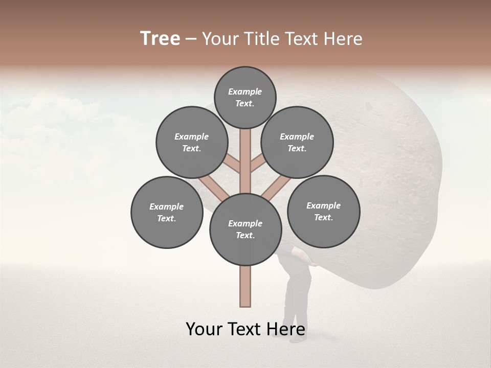 Man Caucasian Casual PowerPoint Template