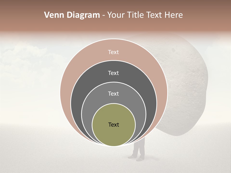 Man Caucasian Casual PowerPoint Template
