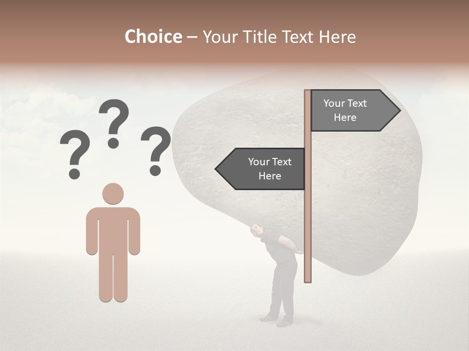 Man Caucasian Casual PowerPoint Template