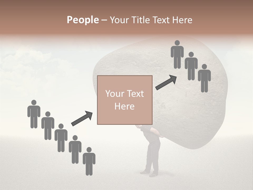 Man Caucasian Casual PowerPoint Template