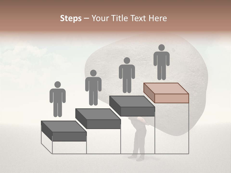 Man Caucasian Casual PowerPoint Template