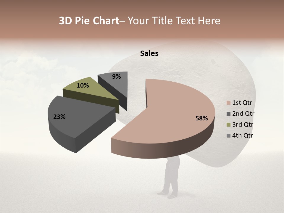 Man Caucasian Casual PowerPoint Template