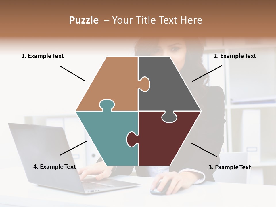 Modern Notebook Laptop PowerPoint Template