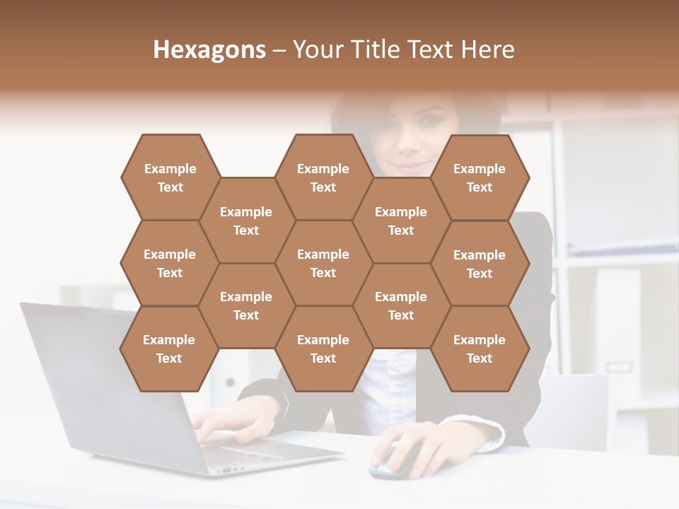 Modern Notebook Laptop PowerPoint Template