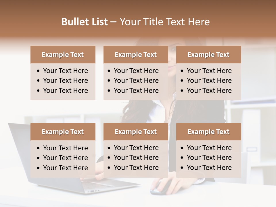 Modern Notebook Laptop PowerPoint Template