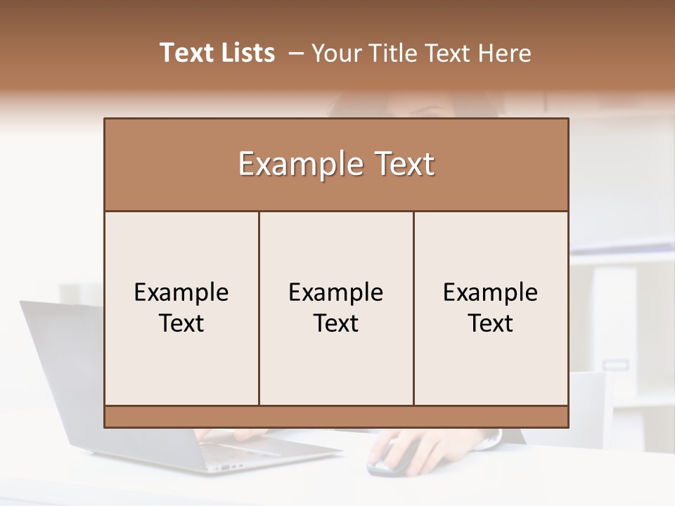 Modern Notebook Laptop PowerPoint Template